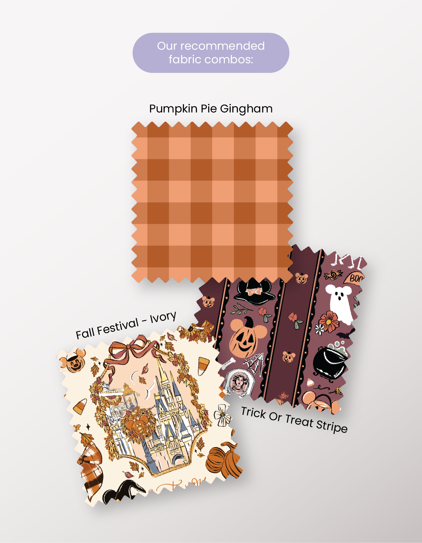 Pumpkin Pie Gingham Fabric - PREORDER