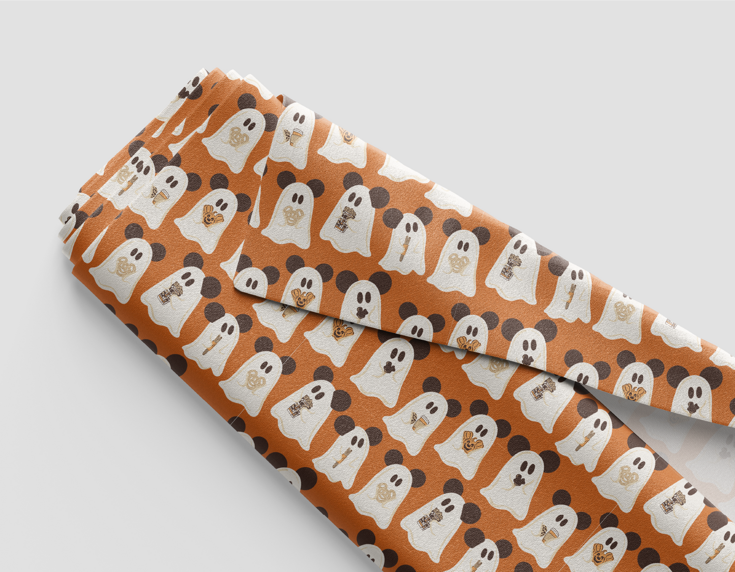 Snacking Ghosts Fabric - PREORDER