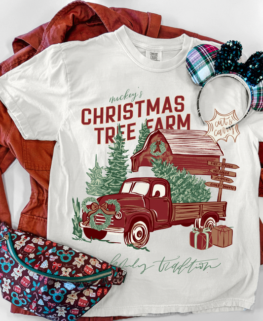 Red Truck Christmas CC Tee - PREORDER