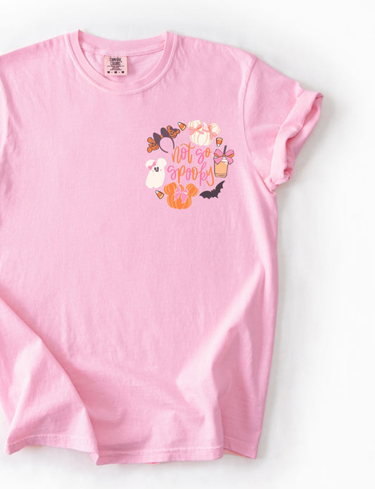 Not So Spooky Embroidered Tee - XL-3XL