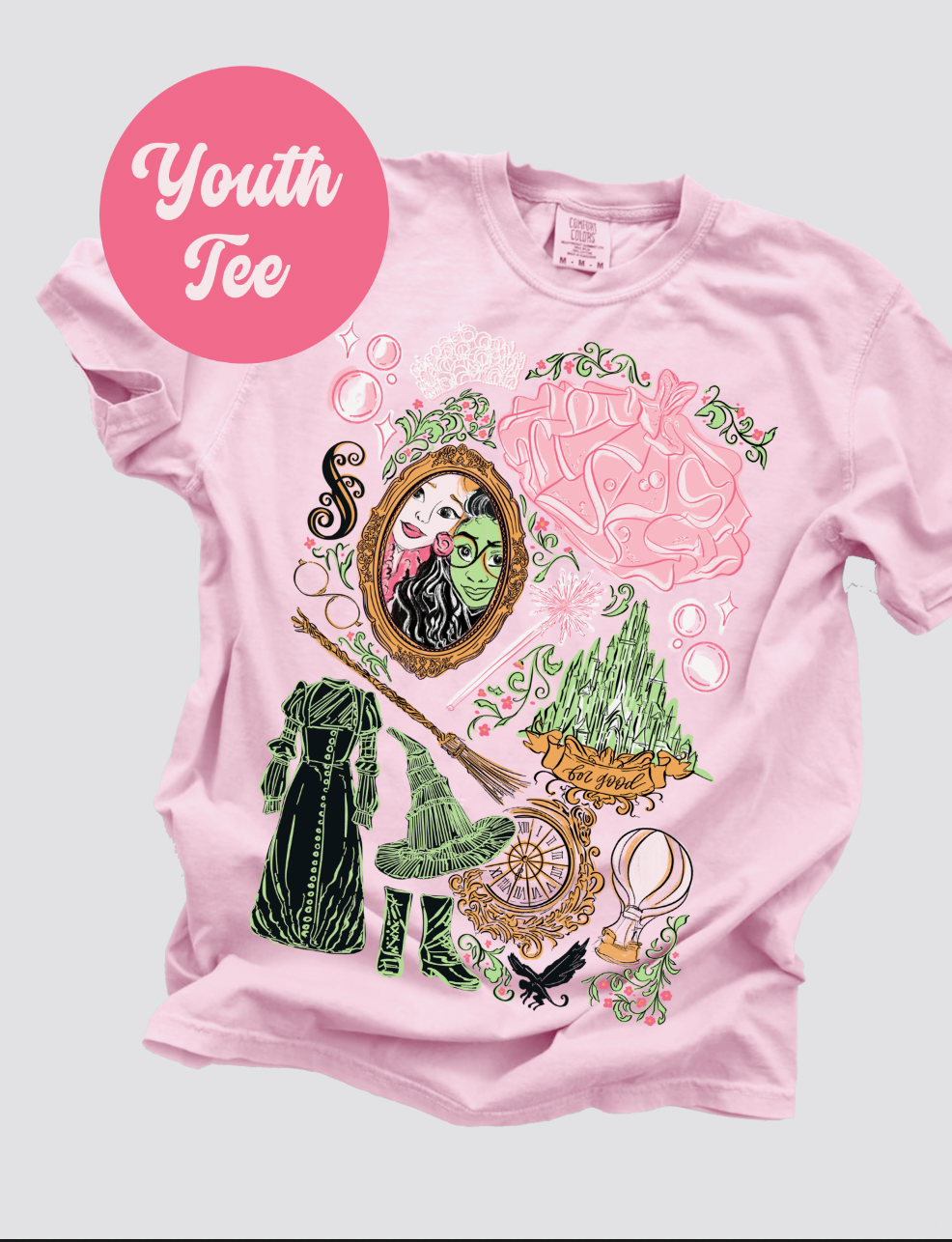 YOUTH For Good Sketch CC Tee- YXS-YM