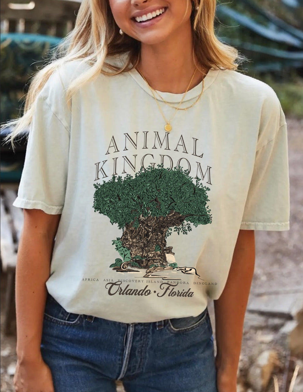 Tree of Life Mineral Wash Tee - S, M, 3XL