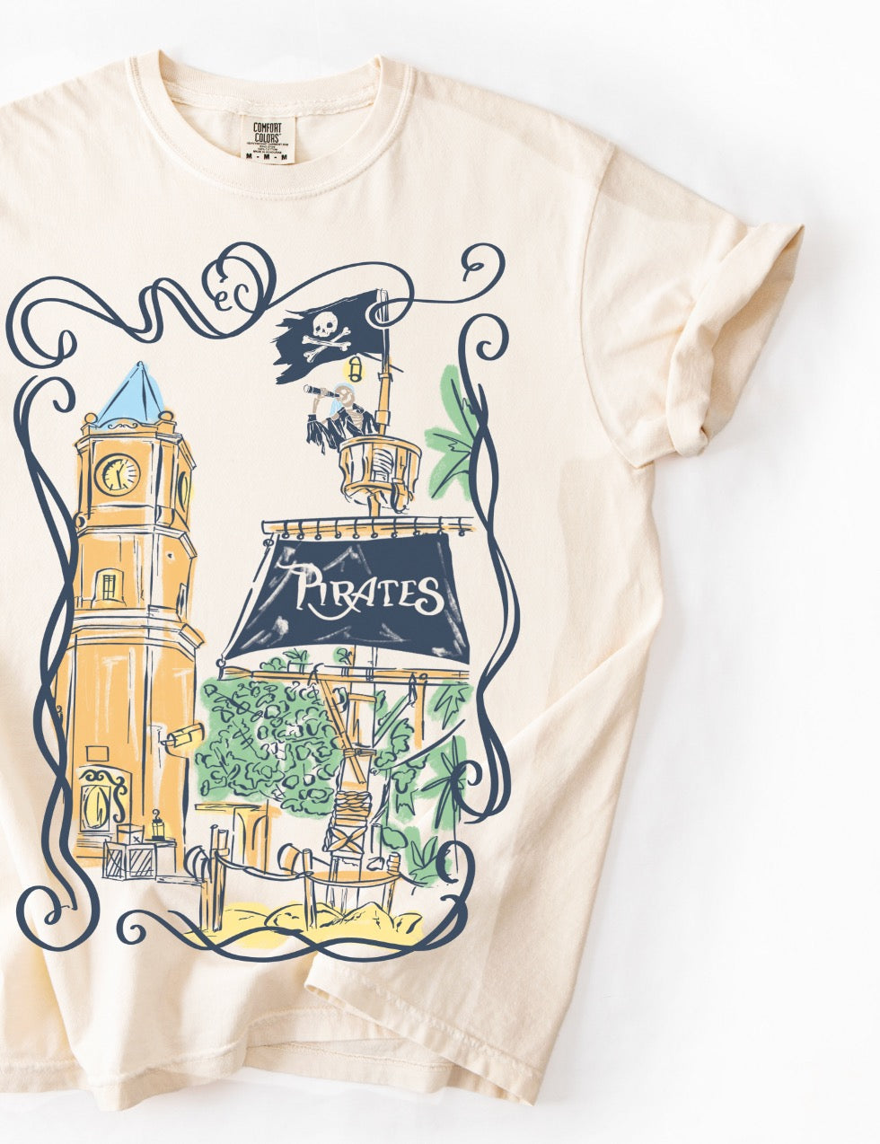 Pirates Port CC Tee -2 Colors - S-XL, 3XL