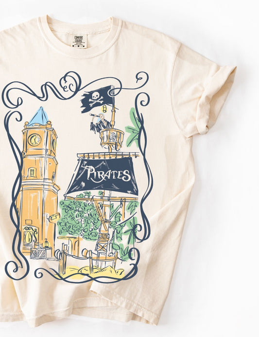 Pirates Port CC Tee -2 Colors - S-XL, 3XL