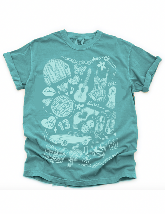 Tone on Tone T.S. Sketch CC Tee - S-2XL