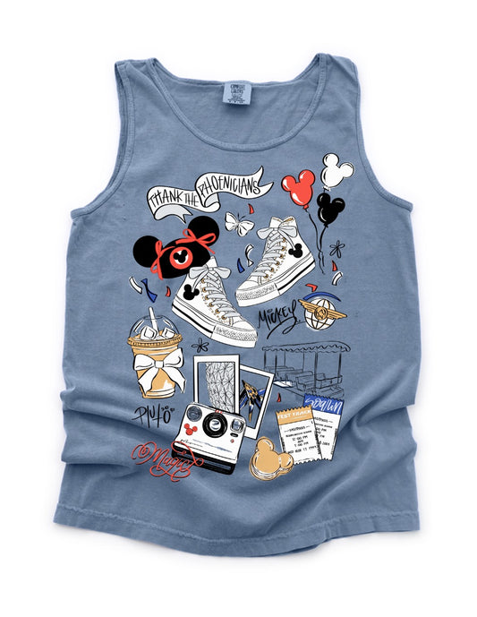 Perfect Epcot Day CC Tank - S + M