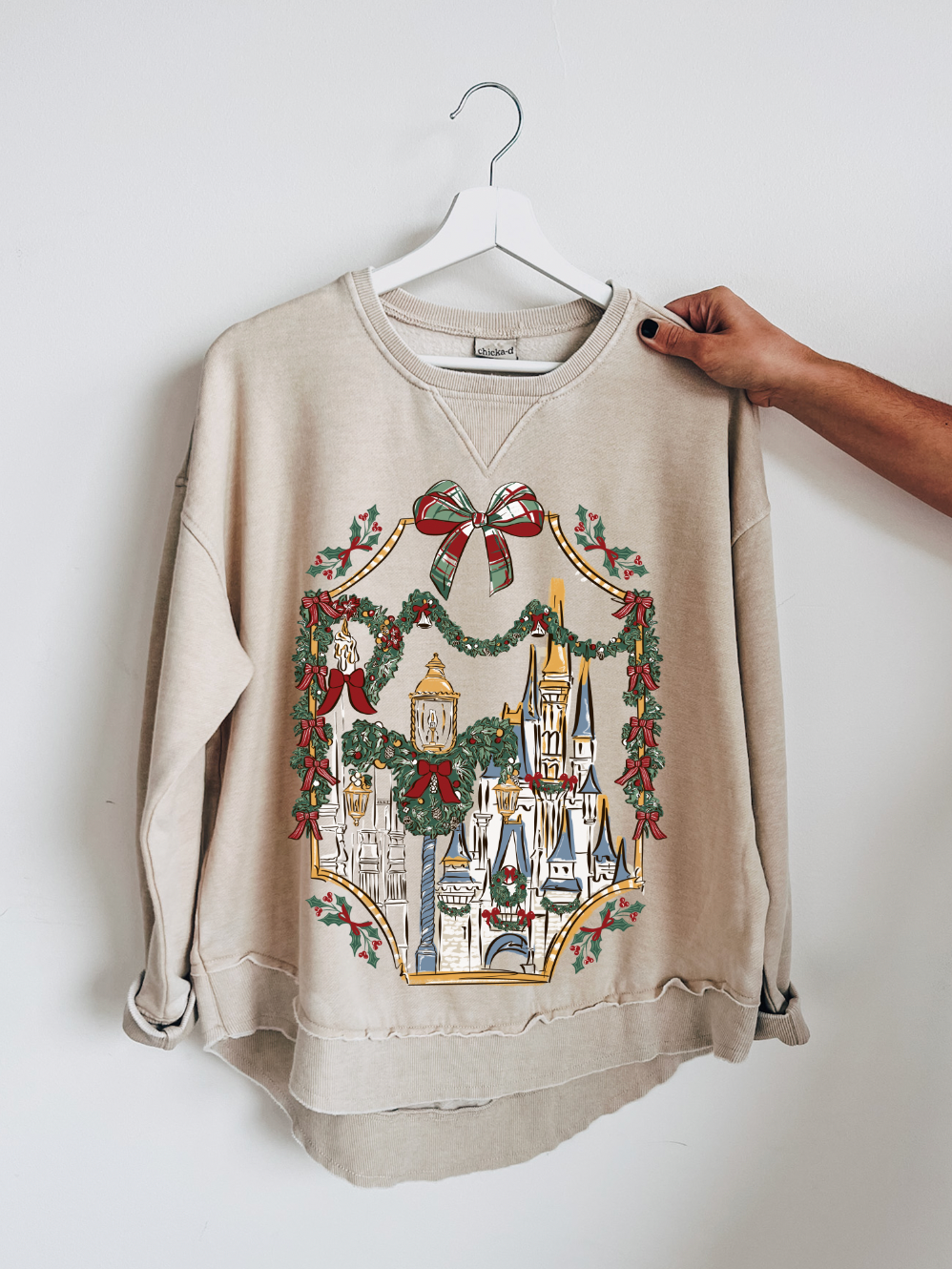Very Merry Park Snap Hi Low Pullover