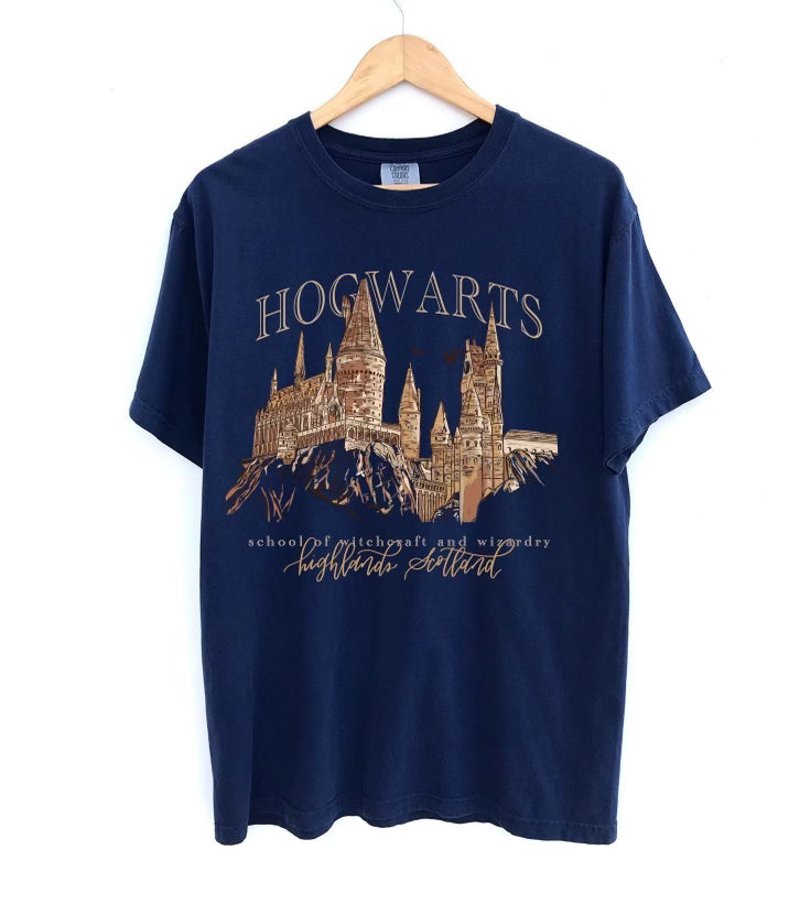 Wizard Castle Tee - Navy - 4X