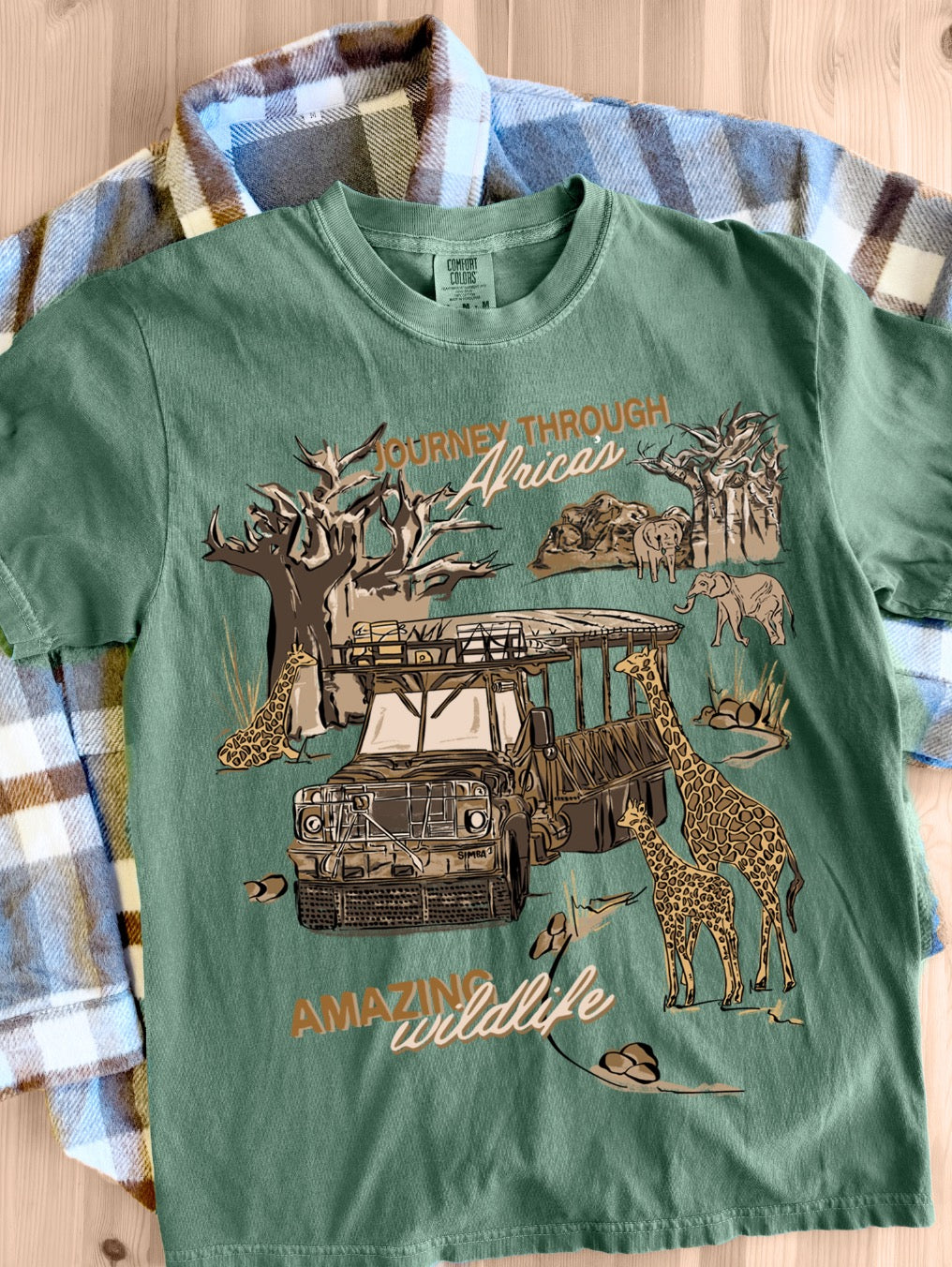 Safari Jeep CC Tee - 2 Colors - S-XL, 4XL