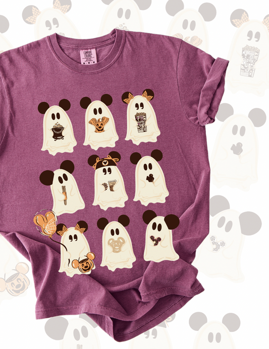 *NEW* Fall Ghost CC Tee - Berry - PREORDER