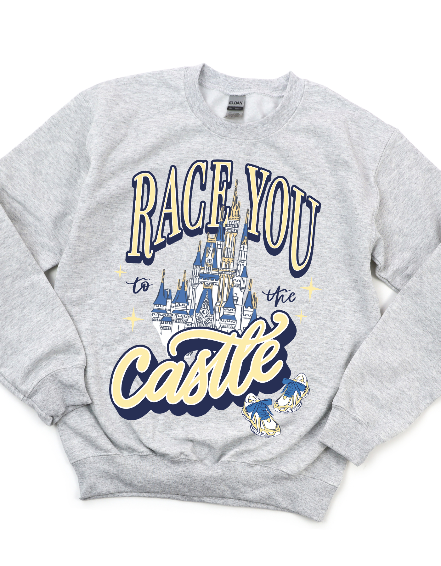 Race You To The Castle Sweatshirt - Ash Gray - PREORDER