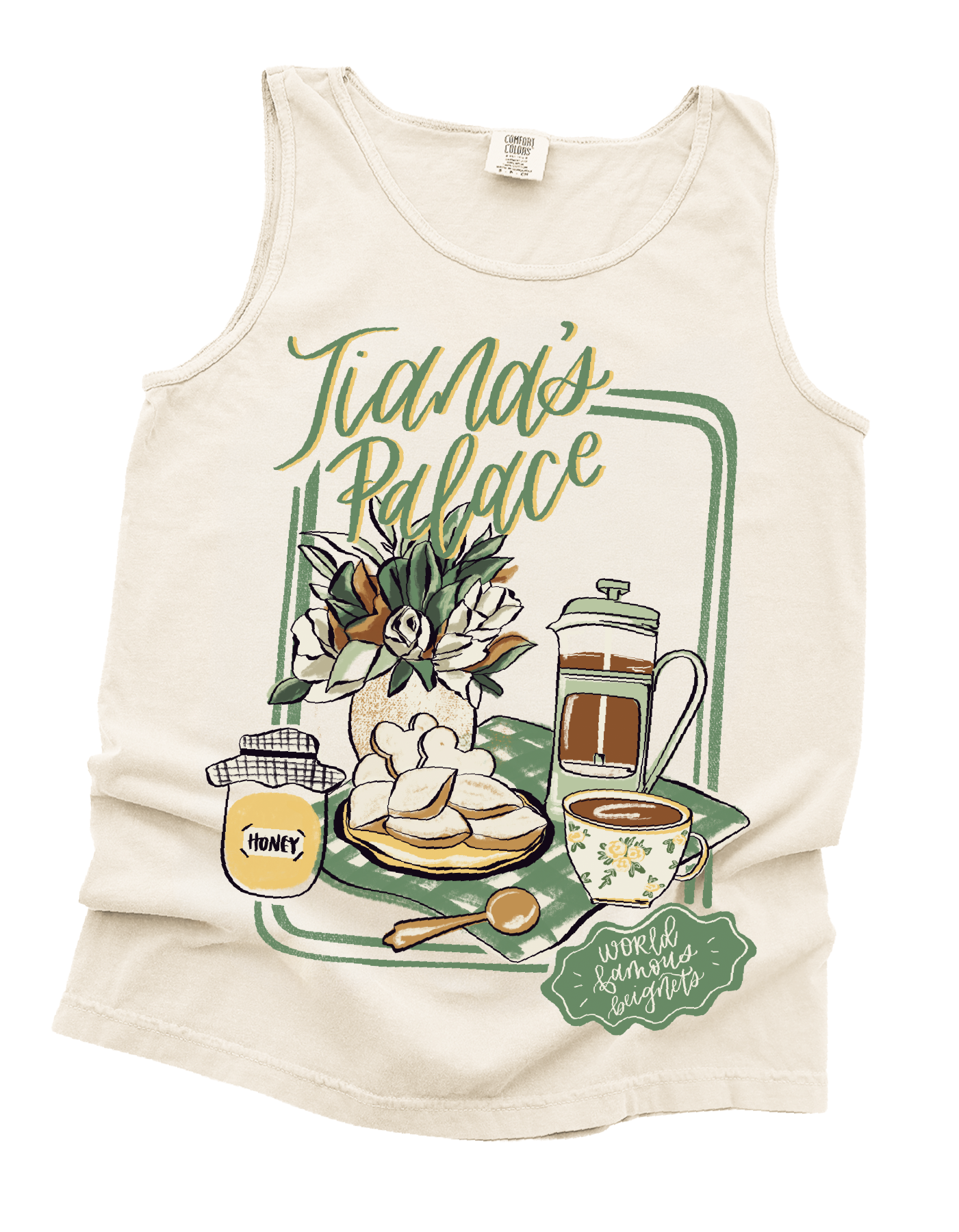 Palace Restaurant Tank - Ivory
