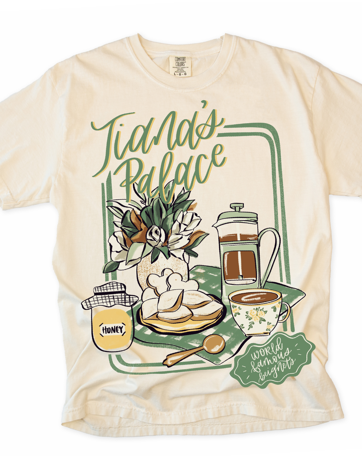 Palace Restaurant Tee - Ivory - PREORDER