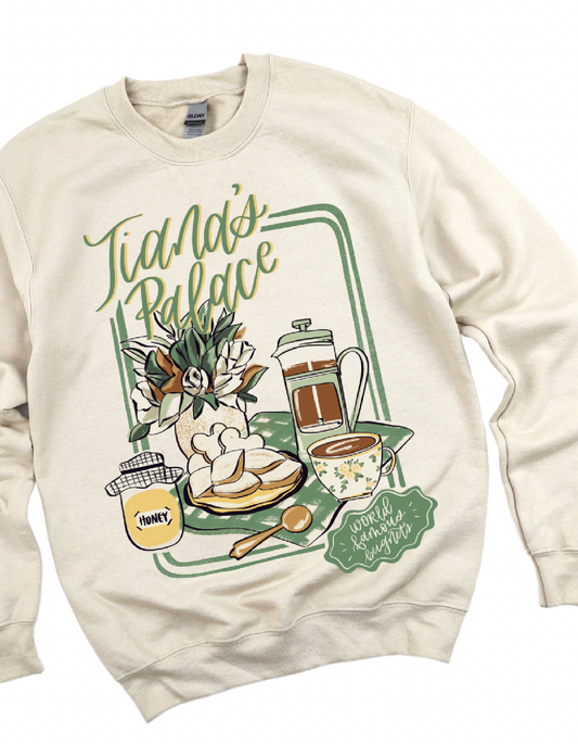 Palace Restaurant Sweatshirt - Sand