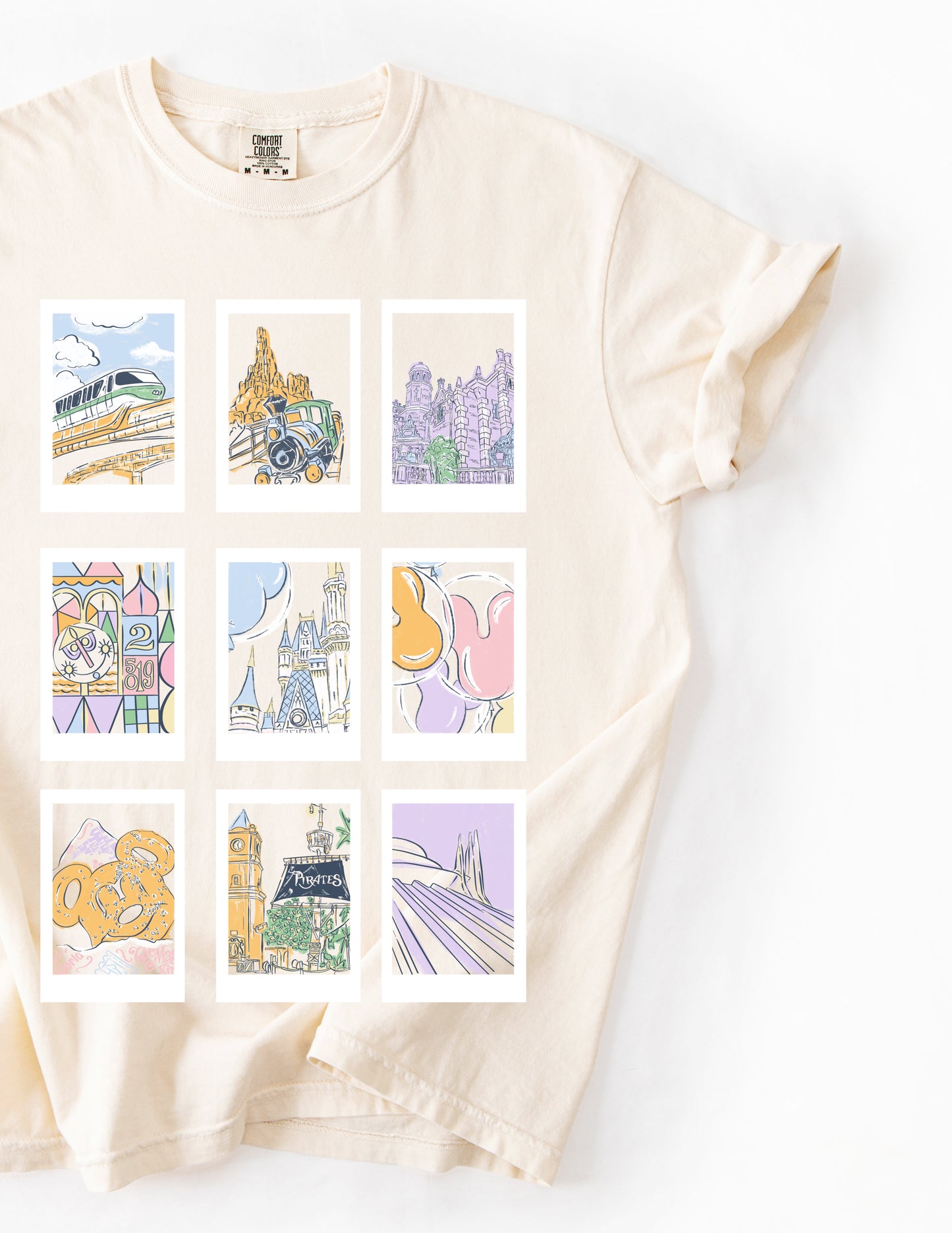 Park Snap Polaroid CC Tee - Ivory