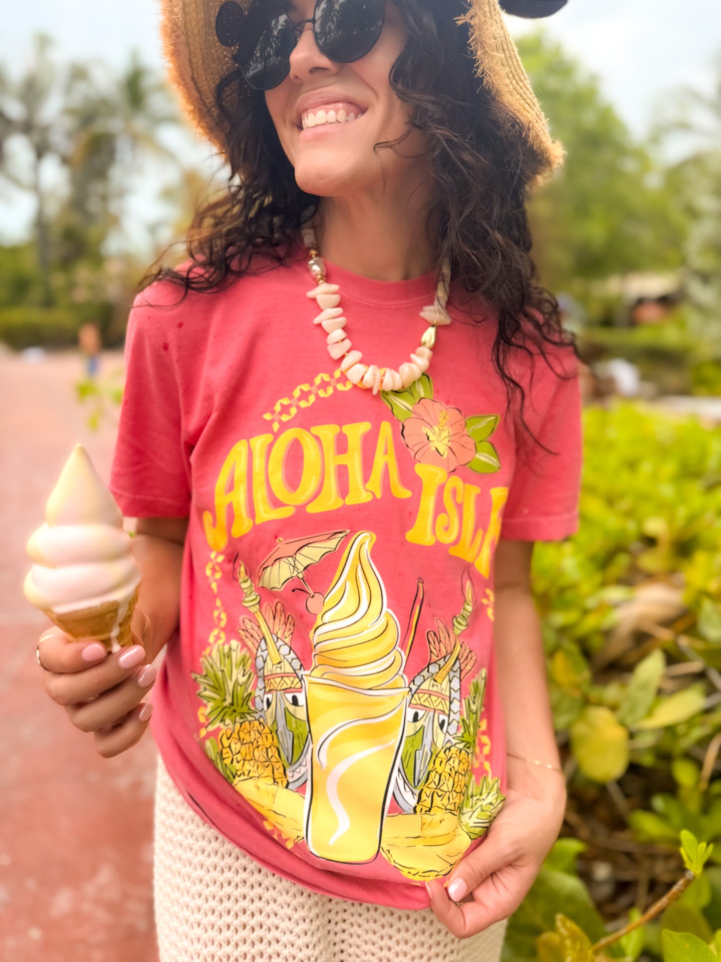 Pineapple Paradise Tee - Watermelon