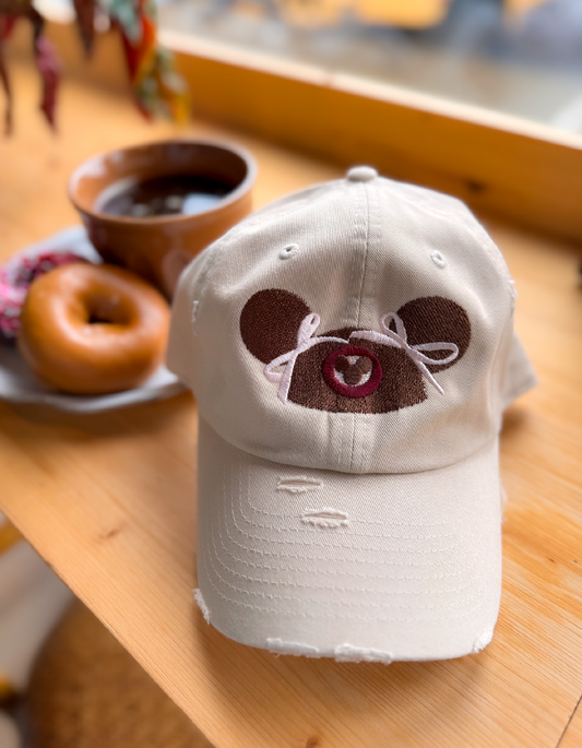 Pink Bows Mouse Ear Hat