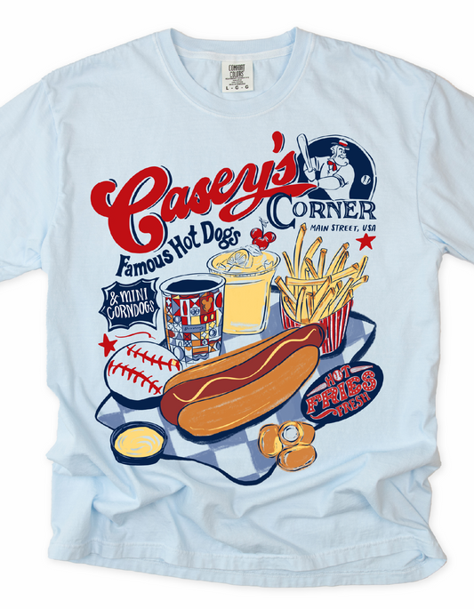 Homerun Hotdogs Tee - Chambray