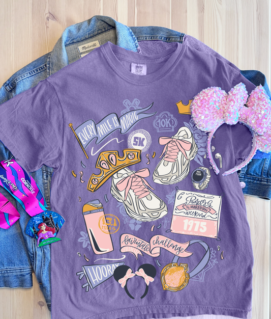 Princess Run Sketch CC Tee - PREORDER