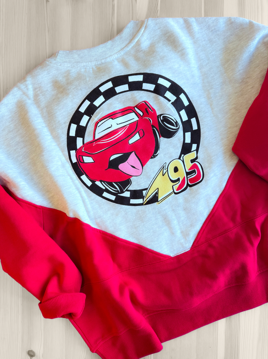 Checkered McQueen Heritage Crew -S