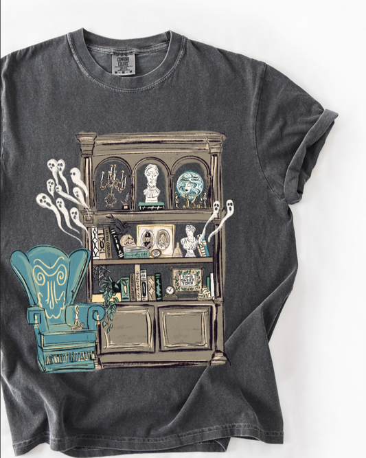 Haunted Bookcase CC Tee - M-XL