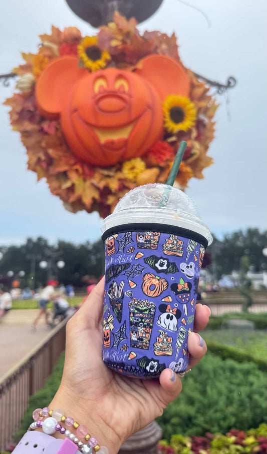 Main St. Trick or Treat Cup Sleeve