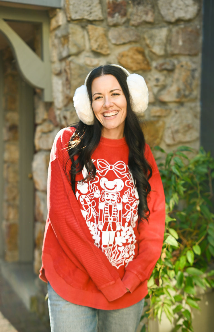 Nutcracker Corded Crewneck - L