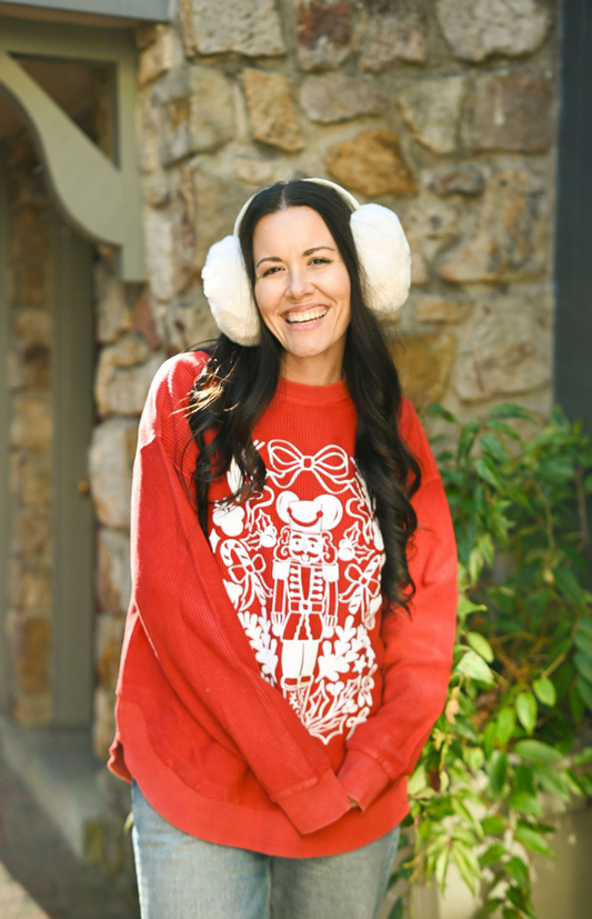 Nutcracker Corded Crewneck - L