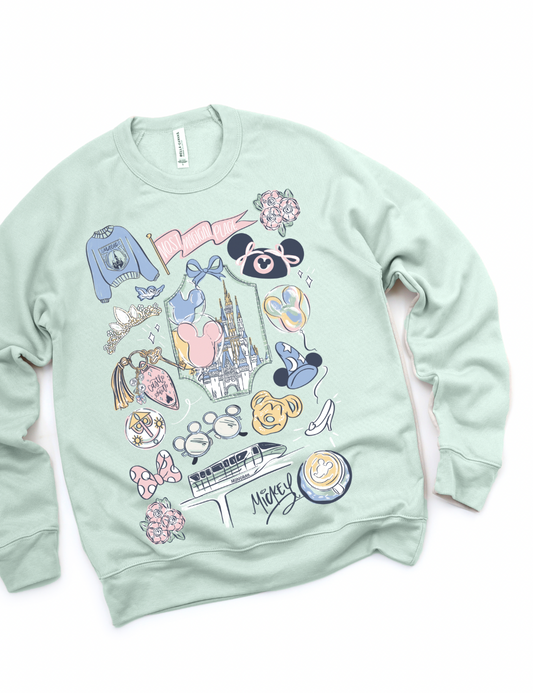 Most Magical Sketch Sponge Fleece Sweatshirt - PREORDER