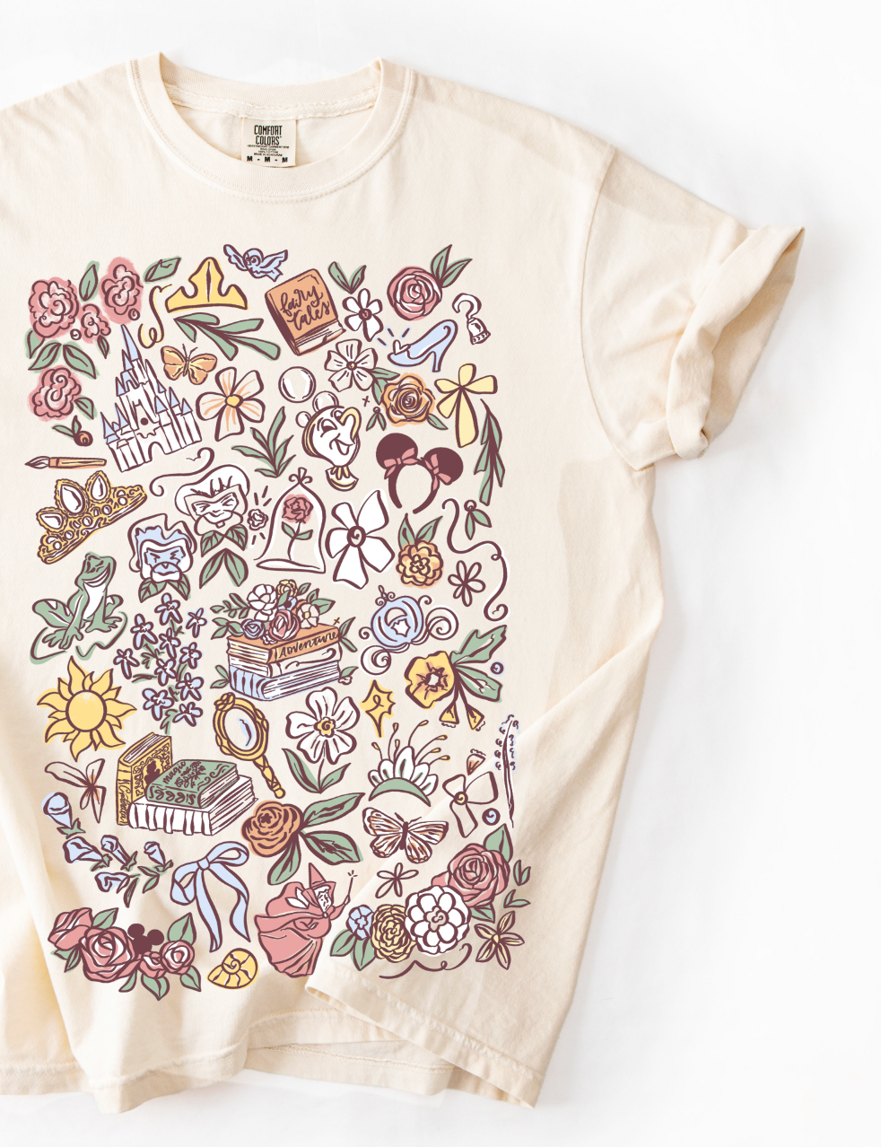 Fairytale Floral CC Tee - Ivory