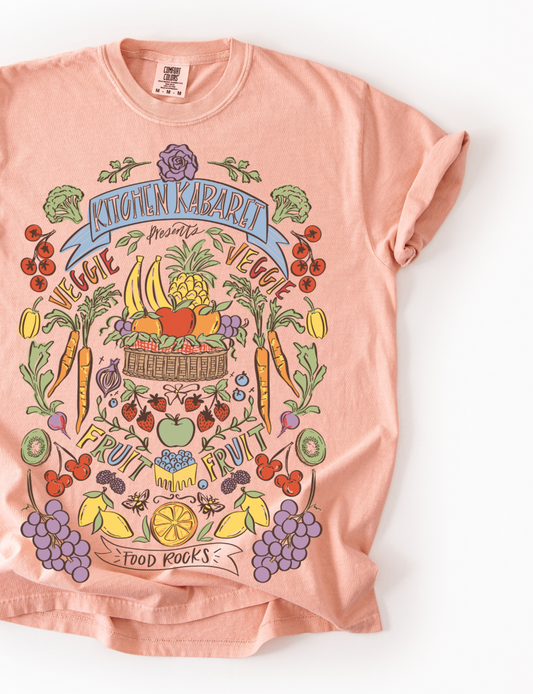 Market Kabaret Tee – Peachy