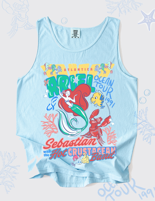 Ariel Ocean Tour Tank - Chambray- PREORDER