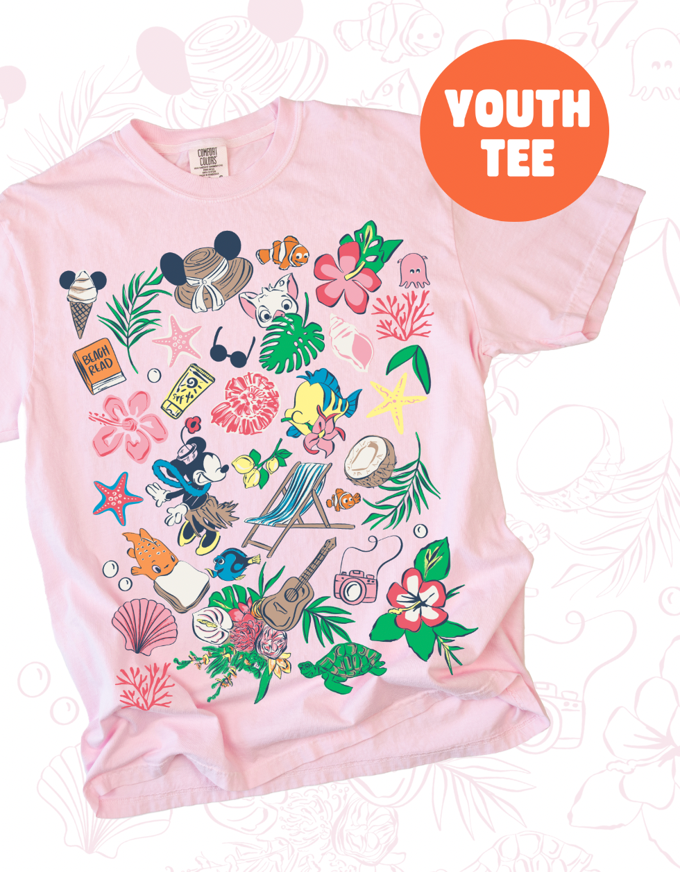 YOUTH Beach Floral Tee - Blossom