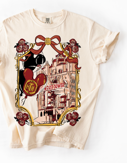Glitz & Glamour Tower Tee - Ivory