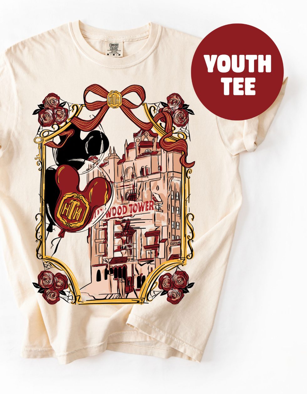 YOUTH Glitz & Glamour Tower Tee - Ivory