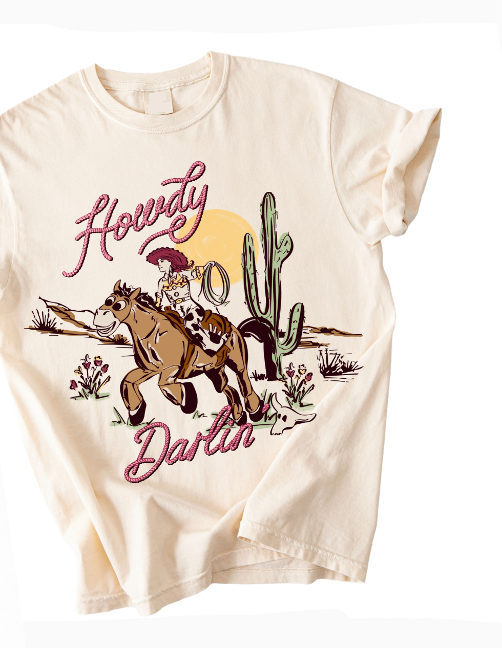 Howdy Darlin' Tee - Ivory