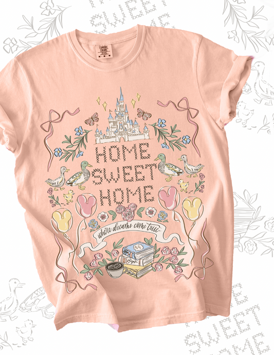 Home Sweet Home Tee – Peachy