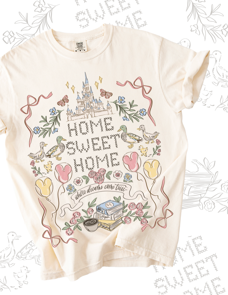 Home Sweet Home Tee – Ivory