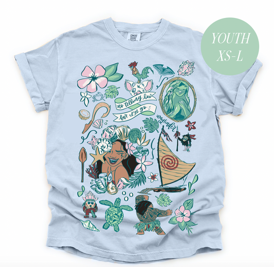 YOUTH Island Princess Tee - Chambray