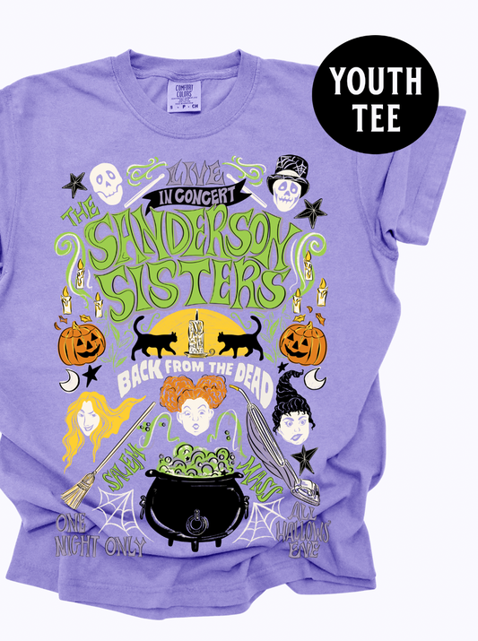 YOUTH Salem Sisters Tee - Violet - PREORDER