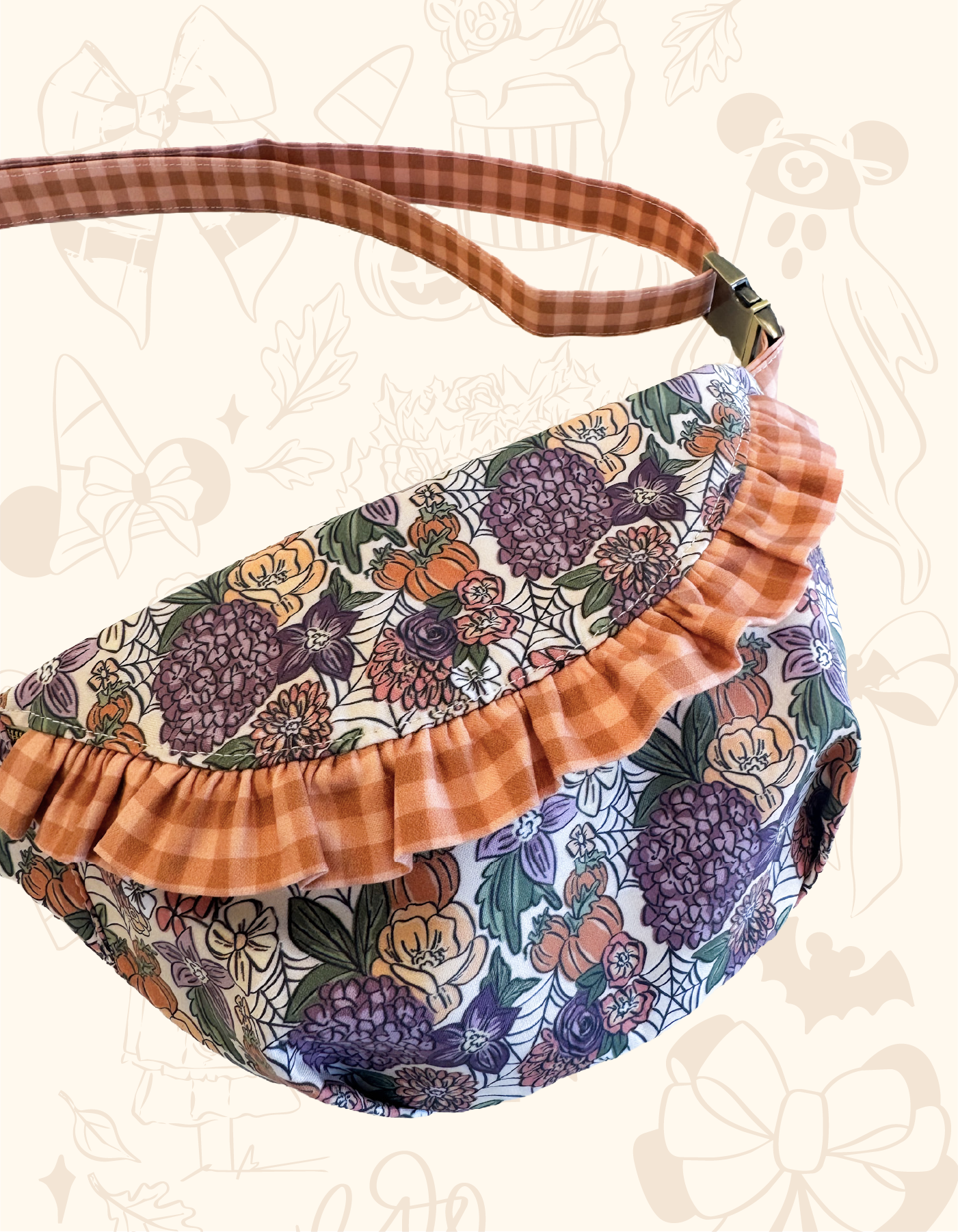 Fall Sophia Ruffle Pack - Fall Floral Daylight & Pumpkin Pie Gingham - PREORDER