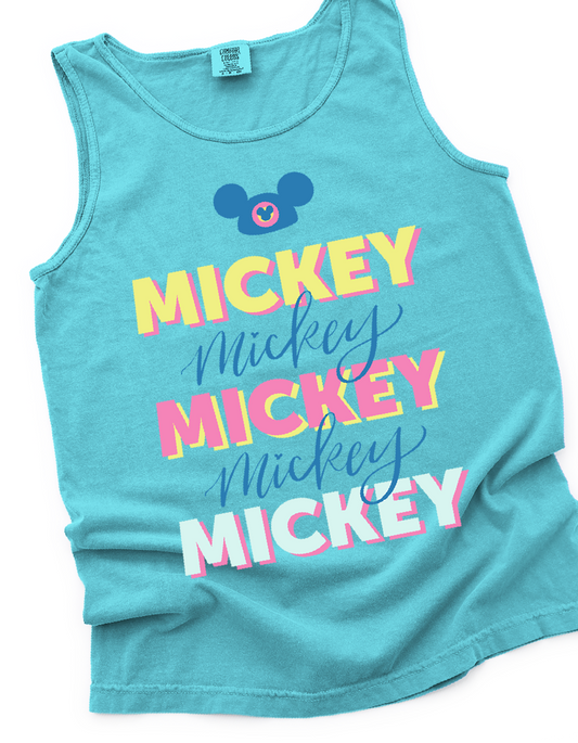 Summer Mickey CC Tank - Lagoon
