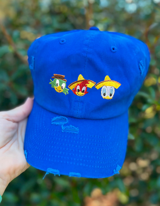 Three Caballeros Hat - Royal Blue