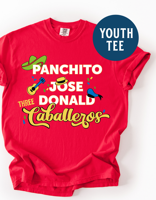 YOUTH Three Caballeros CC Tee - Red