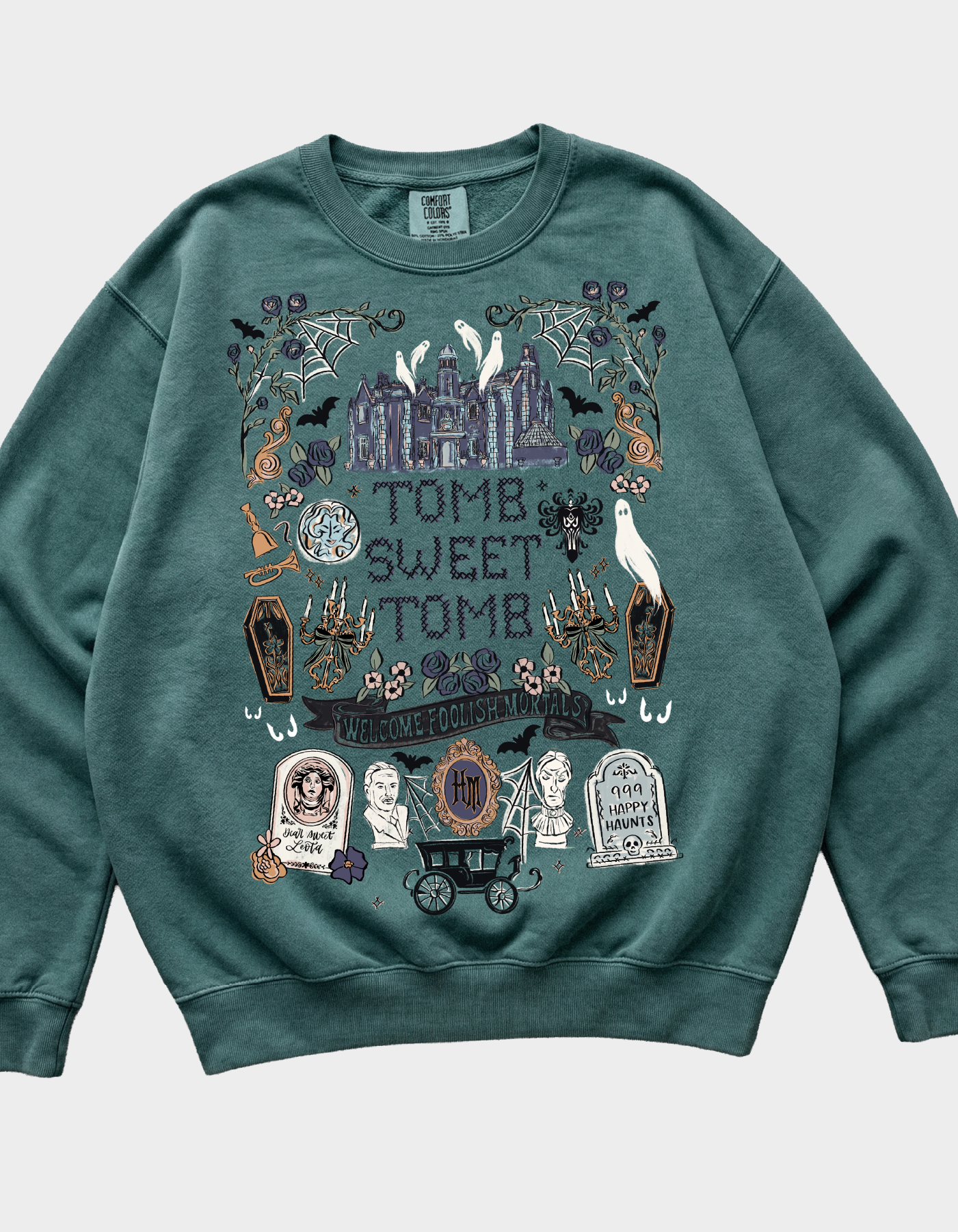 Tomb Sweet Tomb Sweatshirt - Blue Spruce - PREORDER