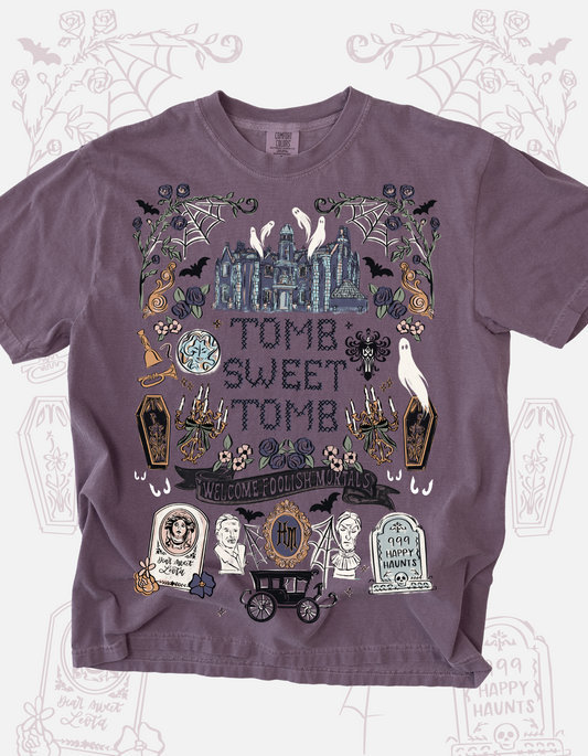 Tomb Sweet Tomb Tee - Dusk - PREORDER