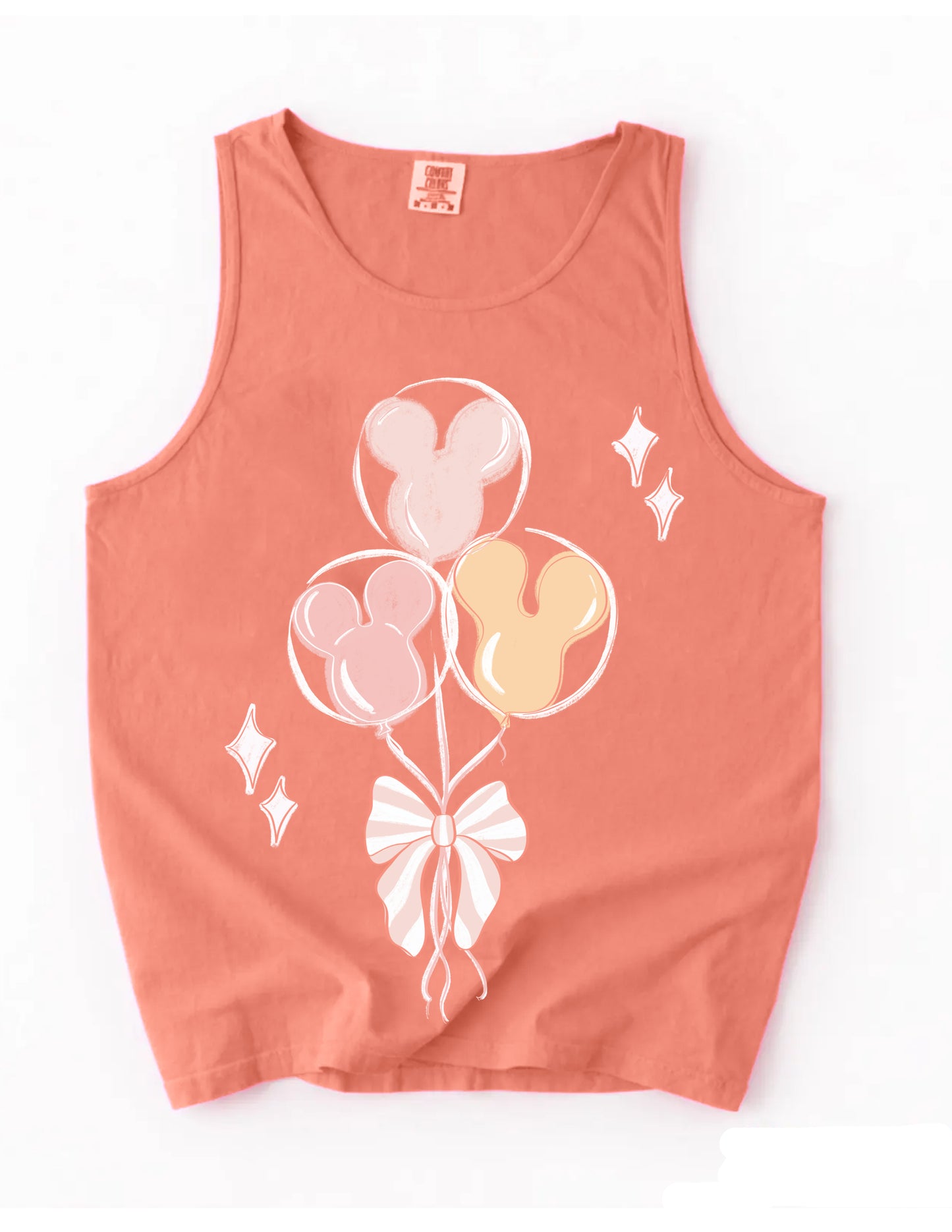 Trio of Balloons CC Tank – Terracotta