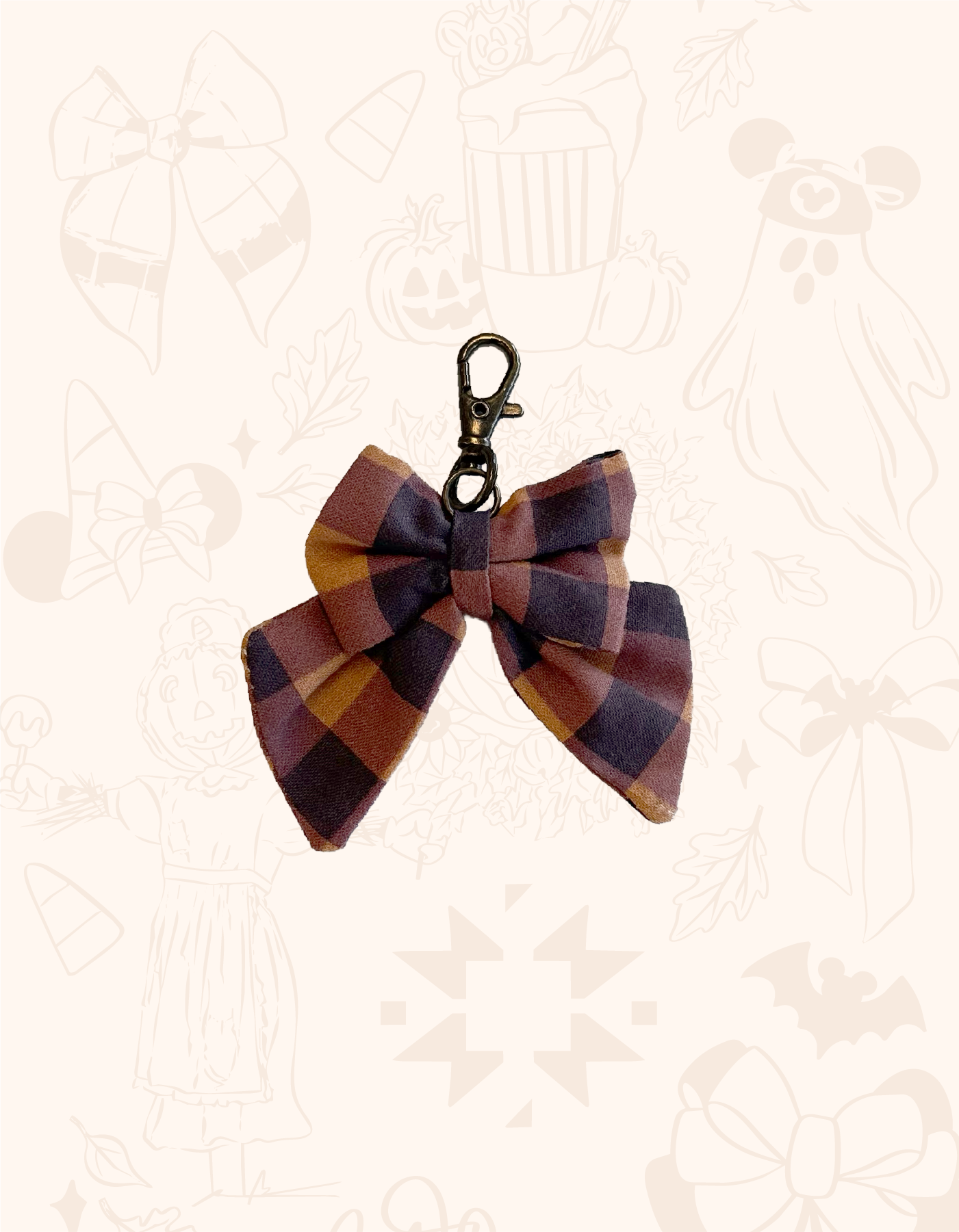 Tiny Bow - Berry Buckle Gingham - PREORDER