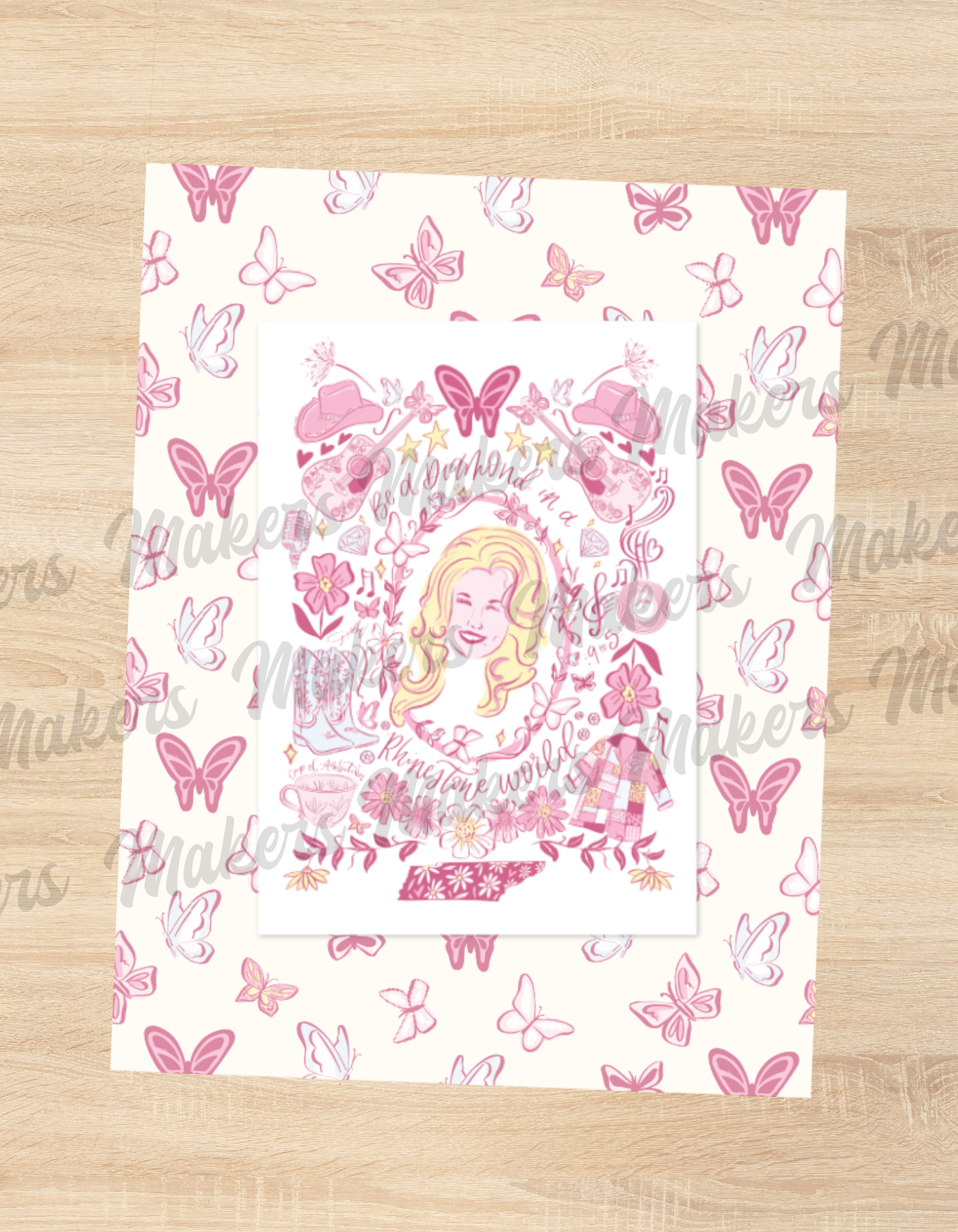 Dolly Parton Be a Diamond Art Print - 5" x 7" - PREORDER