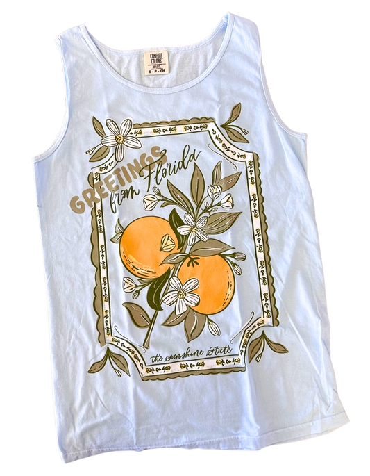 Orange Blossom Tank - Hydrangea